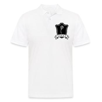 Rose Shield - Men's Polo Shirt - white - Front - Kai (181cm)