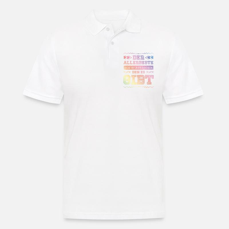 Bester Schwigersohn - Männer Poloshirt - Weiß