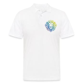 Leo Mandala Boho - Polo Homme - blanc - Devant - Kai (181cm)