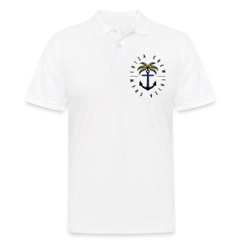 Palmier d’ancre d’équipage d’Ibiza - Polo Homme - blanc - Devant - Kai (181cm)