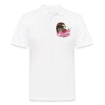 harris hawk - Men's Polo Shirt - white - Front - Kai (181cm)