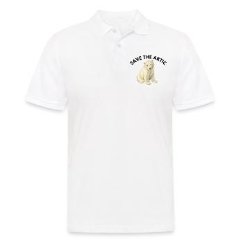 Sauver l'Arctique - Polo Homme - blanc - Devant - Kai (181cm)