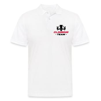 Bergsteiger Klettern - Männer Poloshirt - Weiß - Vorne - Kai (181cm)