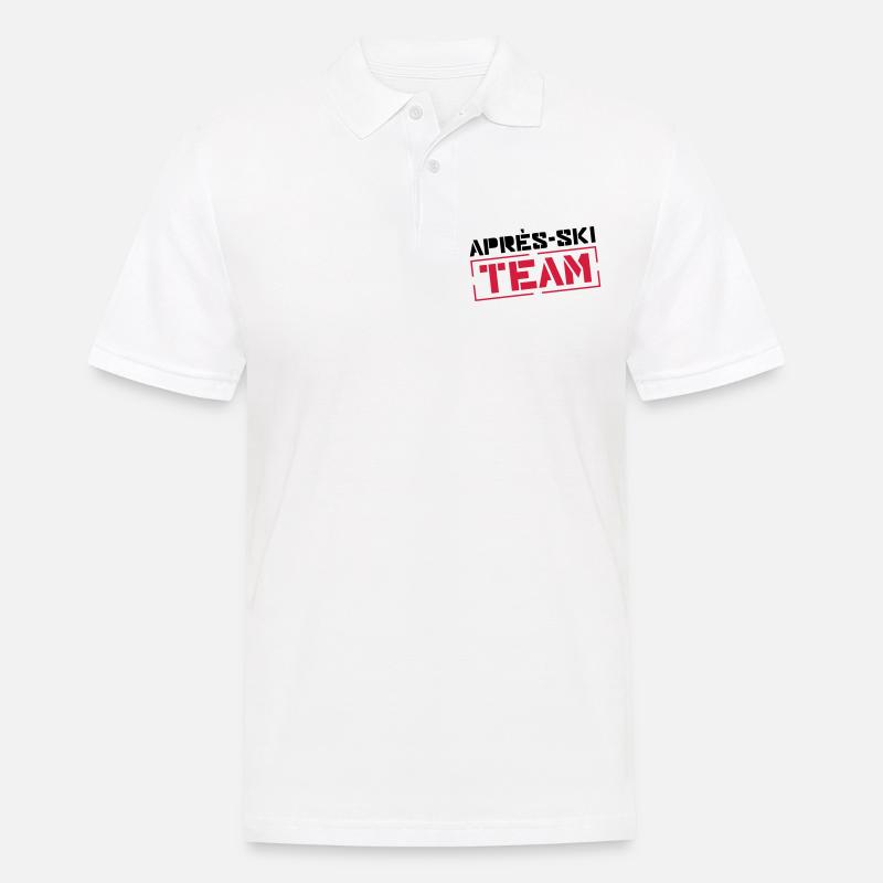 équipe après ski - Polo Homme - blanc