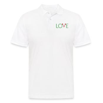 Fléchettes Fléchettes Amour - Polo Homme - blanc - Devant - Kai (181cm)