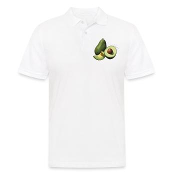Avocado Avoacado Liebe Veganer Vegan Schlafocado - Männer Poloshirt - Weiß - Vorne - Kai (181cm)