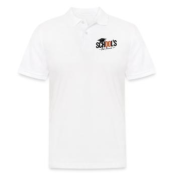 Schulabschluss Abschlussfeier School`s Out Forever - Männer Poloshirt - Weiß - Vorne - Kai (181cm)