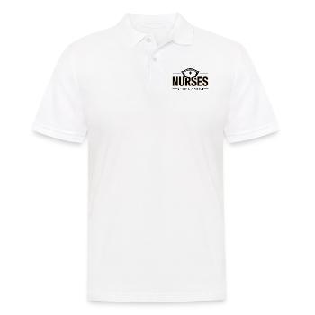 Nurses Nurse Physician Assistant Doctor Medicine - Men's Polo Shirt - white - Front - Kai (181cm)