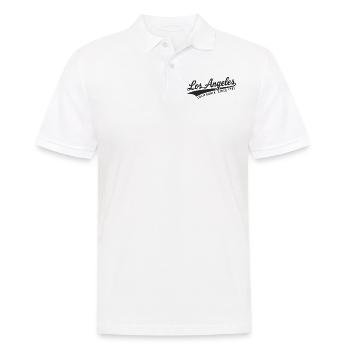 Los Angeles Limited Edition Since 1781 - Männer Poloshirt - Weiß - Vorne - Kai (181cm)
