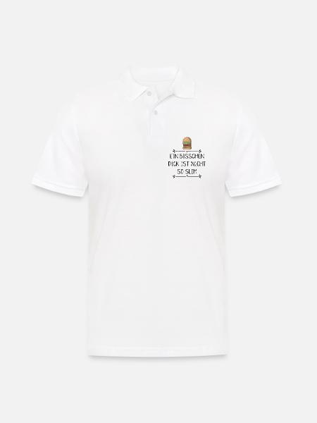 lustige Sprüche - Männer Poloshirt - Weiß