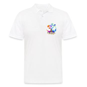 Namaste Arc Iris Bouddha - Polo Homme - blanc - Devant - Kai (181cm)