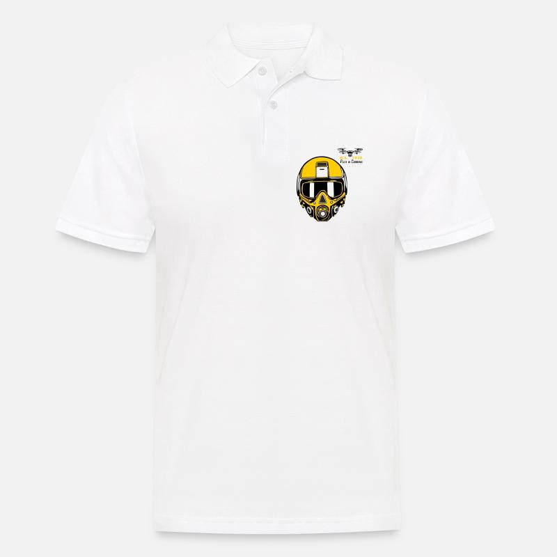 Drohnenpilot 3 - Männer Poloshirt - Weiß