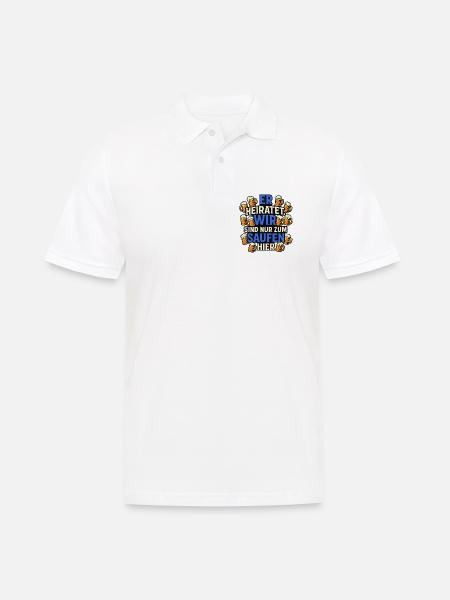 Junggesellenabschied - Männer Poloshirt - Weiß