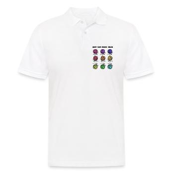 Andy war Rosen holen - Männer Poloshirt - Weiß - Vorne - Kai (181cm)