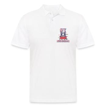 Mein Antidepressor Französischer Bulldoggen-Hund-Humor - Männer Poloshirt - Weiß - Vorne - Kai (181cm)
