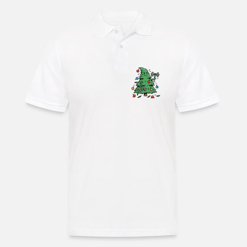 Entraînez-vous dur, décorez plus dur - Polo Homme - blanc