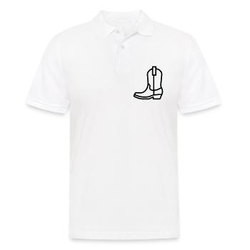 Stiefel - Männer Poloshirt - Weiß - Vorne - Kai (181cm)