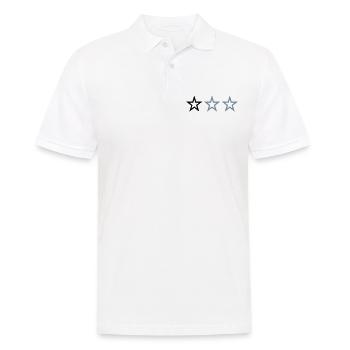 3 STERNE - Männer Poloshirt - Weiß - Vorne - Kai (181cm)