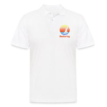 Windsurfer - Windsurfing Retro Vintage Design - Männer Poloshirt - Weiß - Vorne - Kai (181cm)