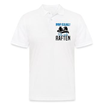 Rafting Spruch Wildwasserbootfahren Geschenk - Männer Poloshirt - Weiß - Vorne - Kai (181cm)