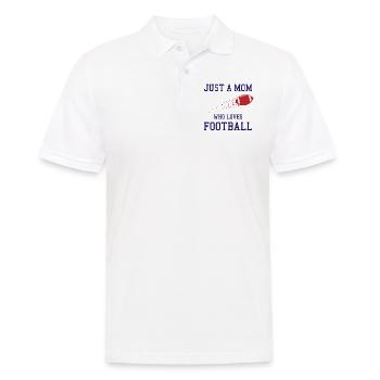 Football Mama Highlight - Men's Polo Shirt - white - Front - Kai (181cm)