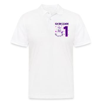 Unicorn Wonderland 1st Birthday - Men's Polo Shirt - white - Front - Kai (181cm)