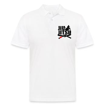 Jiu-Jitsu T-shirt Jiu jitsu - Männer Poloshirt - Weiß - Vorne - Kai (181cm)