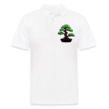 Tree Bonsai Symbol - Men's Polo Shirt - white - Front - Kai (181cm)