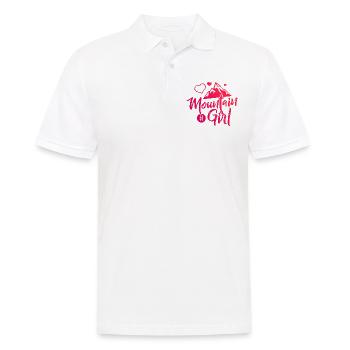 Montagne Fille Montagnes Amour - Polo Homme - blanc - Devant - Kai (181cm)