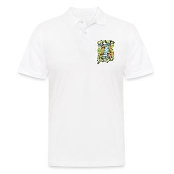 Ich mache keine Fehler in der Küche; Ich kreiere - Männer Poloshirt - Weiß - Vorne - Kai (181cm)