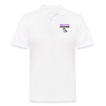 Unicorn Girlfriend - Männer Poloshirt - Weiß - Vorne - Kai (181cm)
