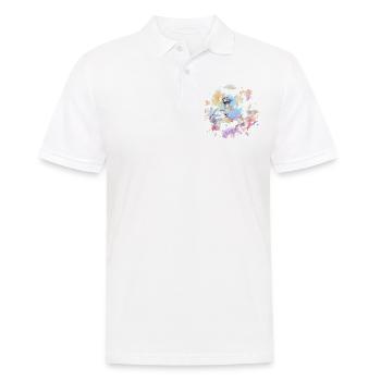 NEBULA DREAM - Men's Polo Shirt - white - Front - Kai (181cm)
