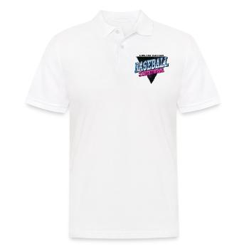 Baseball Sports Police Vintage Retro Streetwear - Polo Homme - blanc - Devant - Kai (181cm)