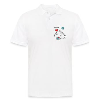 Joyeuses Pâques - Polo Homme - blanc - Devant - Kai (181cm)
