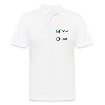 Dom Wahl - Männer Poloshirt - Weiß - Vorne - Kai (181cm)