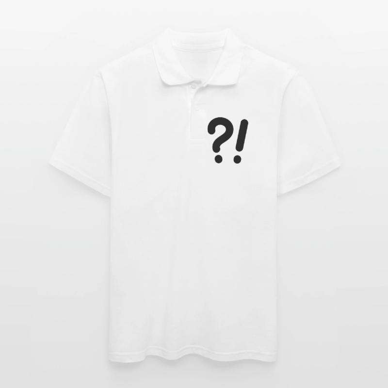 Points d’interrogation et points d’exclamation Polo Homme