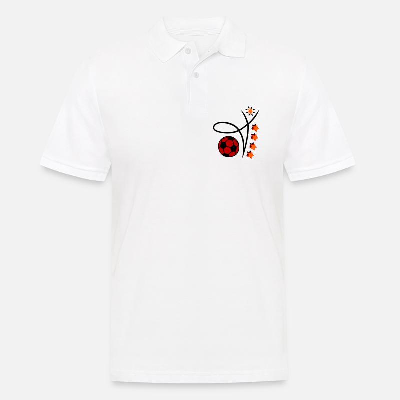 Fußball Event - Männer Poloshirt - Weiß