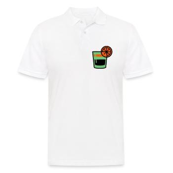 Cocktail Glass Logo - Men's Polo Shirt - white - Front - Kai (181cm)