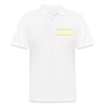 Trait du symbole linéaire - Polo Homme - blanc - Devant - Kai (181cm)