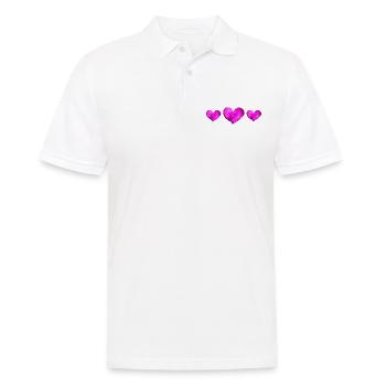 Coeur Symbole Amour En Amour - Polo Homme - blanc - Devant - Kai (181cm)