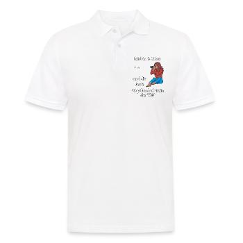 Ich bin 6 - Mädchen Vogelbeobachtung - Männer Poloshirt - Weiß - Vorne - Kai (181cm)