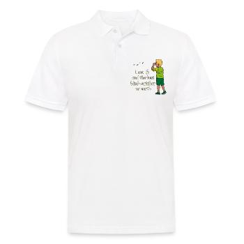 J’ai 6 ans - Boy Birdwatching - Polo Homme - blanc - Devant - Kai (181cm)