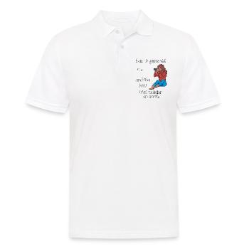 J’ai 3 ans - Observation des oiseaux des filles - Polo Homme - blanc - Devant - Kai (181cm)