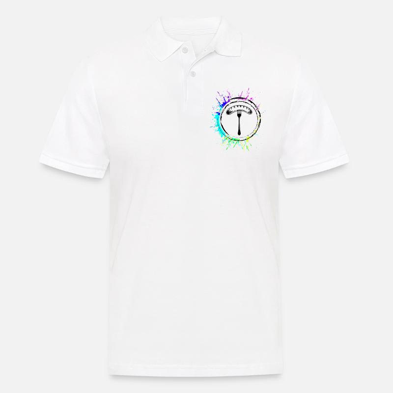 Bratwurst Wurst - Männer Poloshirt - Weiß
