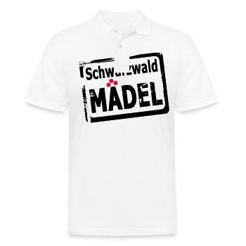 Schwarzwaldmädel - Männer Poloshirt - Weiß - Vorne - Kai (181cm)