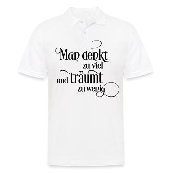 Traum - Männer Poloshirt - Weiß - Vorne - Kai (181cm)