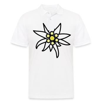 Edelweiss - Polo Homme - blanc - Devant - Kai (181cm)