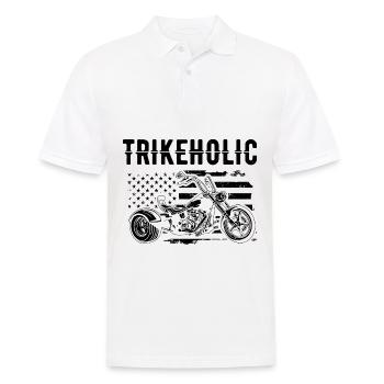 Trike - Männer Poloshirt - Weiß - Vorne - Kai (181cm)