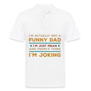 Vatertag - Männer Poloshirt - Weiß - Vorne - Kai (181cm)