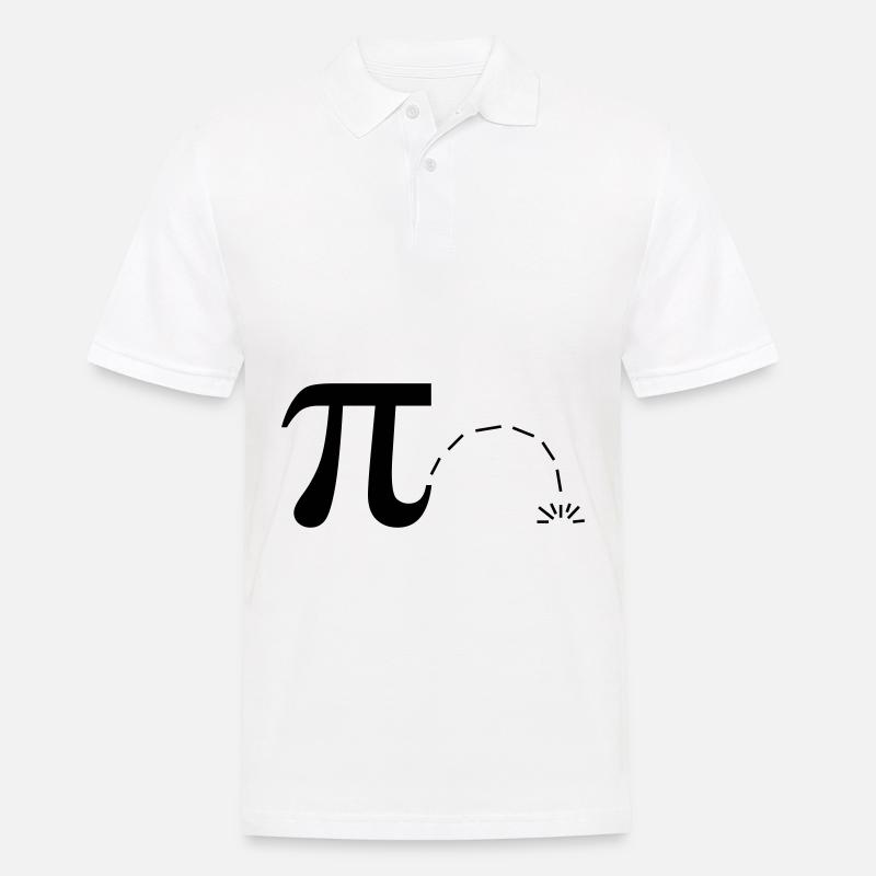 Math Pi Day Pi Pi - Men's Polo Shirt - white